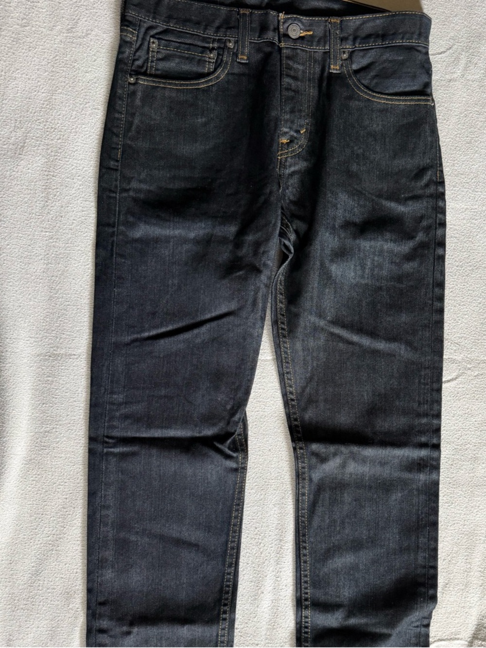Levi's Men's Slim Straight Jeans in Dark blue